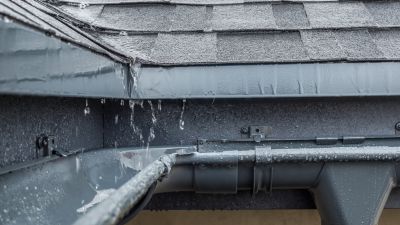 Damaged Gutter Sections