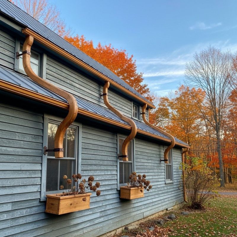 Wood Rain Gutter Installation in Mcdonough, GA